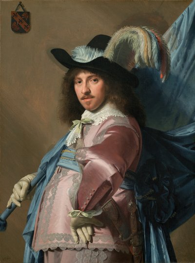 Andries Stilte as a Standard Bearer by Johannes Cornelisz. Verspronck